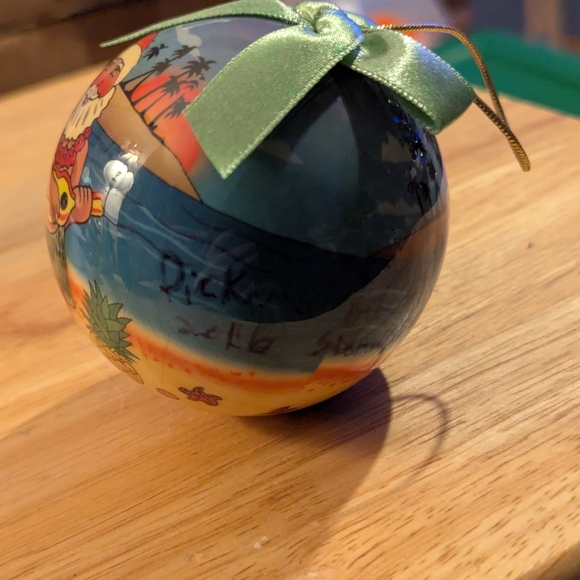 Galveston Island Texas Souvenir Ukulele Santa  Christmas Ornament - Picture 4 of 5